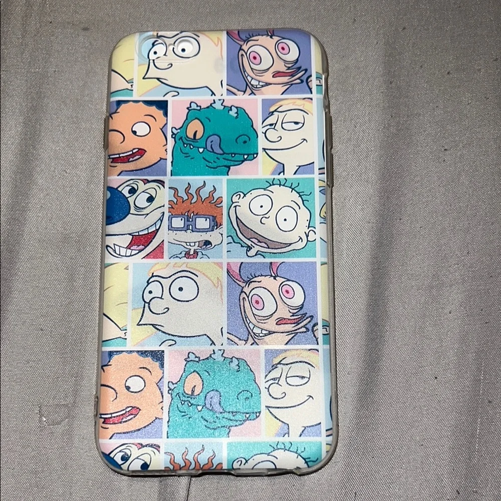 Cartoon Character Phone Case - Multicolor